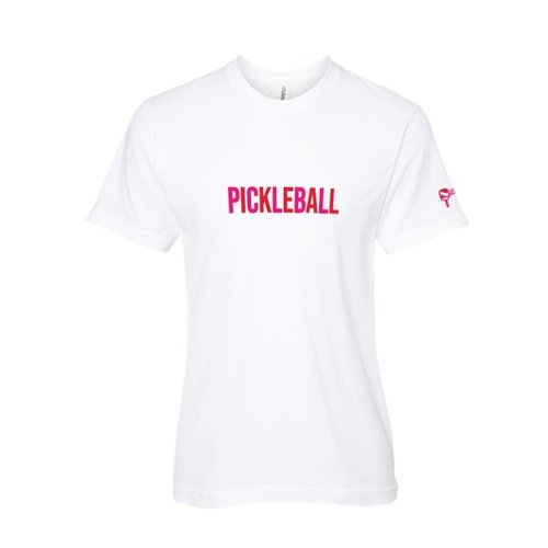 Pickleball T-Shirt in Pink and Red