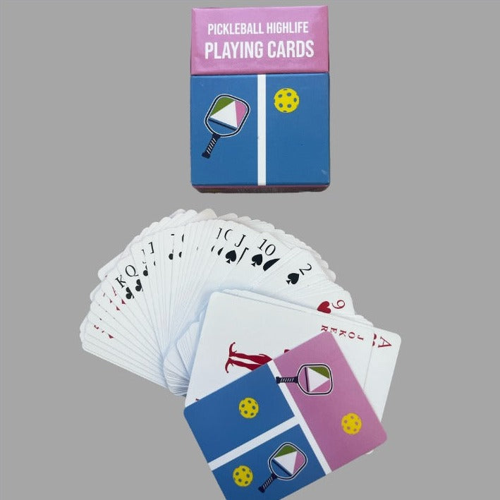 Deluxe Playing Cards in Decorative Box in Pink and Blue