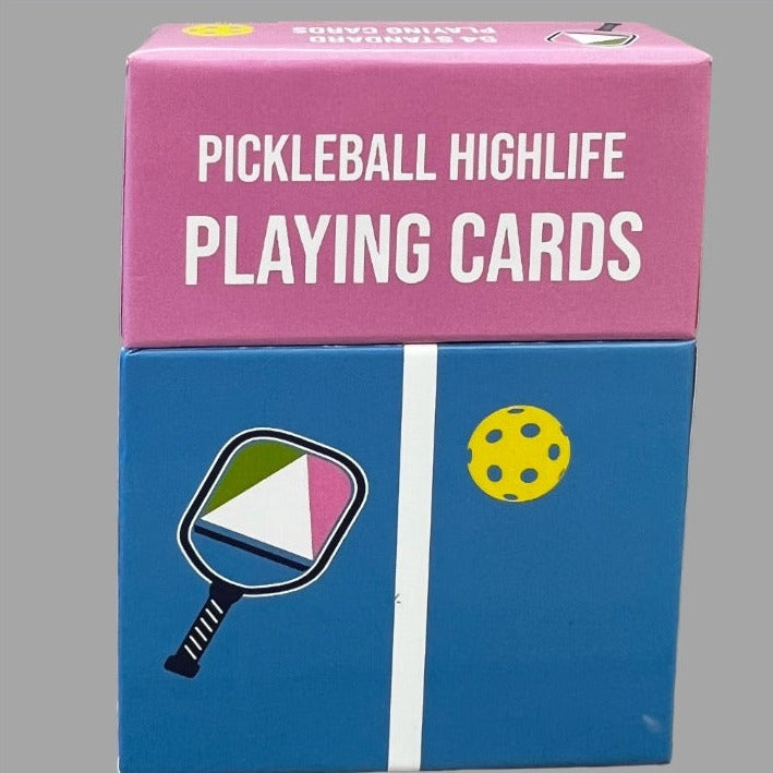 Deluxe Playing Cards in Decorative Box in Pink and Blue