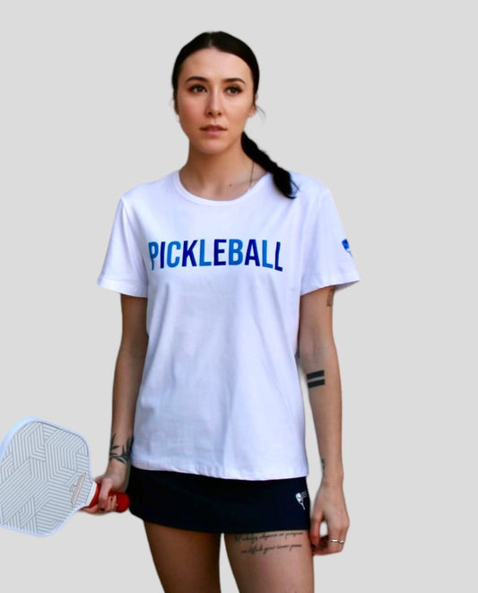 Pickleball T-Shirt in Blue and Navy