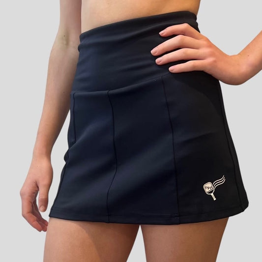 Pickleball Skirt in Navy with Navy Liners - New and Improved Fit!