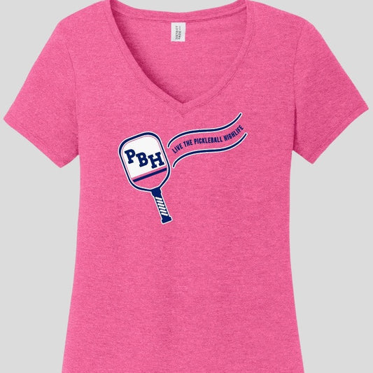 Women's  PBH Classic Tri-Blend T-Shirt in Pink