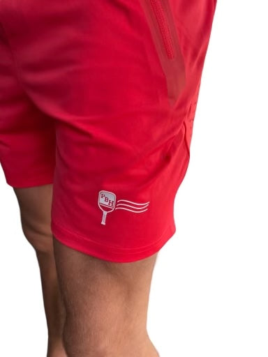 Performance Shorts in Red